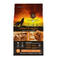 AMBROSIA GF DOG ADULT FRESH CHICKEN & VEGIES 2Kg