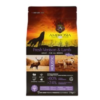 AMBROSIA GF DOG ADULT FRESH VENISON & LAMB 12Kg