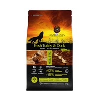 AMBROSIA GF DOG ADULT FRESH TURKEY & DUCK 2Kg