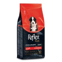 REFLEX PLUS MEDIUM/LARGE PUPPY LAMB 12KG