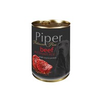 PIPER PLATINUM ΚΟΝΣΕΡΒΑ ΣΚΥΛΟΥ ΒΟΔΙΝΟ & ΚΑΣΤΑΝΟ ΡΥΖΙ 400GR