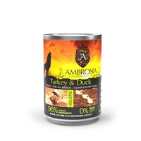 AMBROSIA GF ADULT SENSITIVE TURKEY & DUCK 400gr