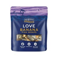 FISH4DOGS BANANA WRAPS FISH & SKINS 100gr ..