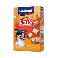 VITAKRAFT VITAROLLS ΓΕΜΙΣΤΑ ΜΠΙΣΚΟΤΑ ΣΚΥΛΟΥ 400g ..