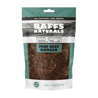 BAFFS NATURALS BEEF MINI BURGER TREATS 100GR