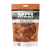 BAFFS NATURALS LAMB LUNG BISCUITS 100GR