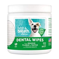 TROPICLEAN DENTAL WIPES 50TM