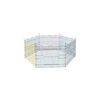 HEXAGON MULTICOLOUR METAL PLAY PEN 76X61CM ΠΑΡΚΟ ΠΟΛΥΧΡΩΜΟ ΜΕ ΠΟΡΤΑ