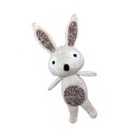 RECORD ΠΑΙΧΝΙΔΙ ΣΚΥΛΟΥ SOFTY KNIT BUNNY PELUCHES 18 CM