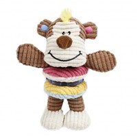 EUROPET DOG TOY MONKEY PLAY WITH SQUEAK 16X19CM ..