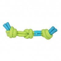 EUROPET DOG TOY SWING LIME/L 35CM WITH ROPE ..