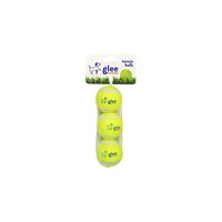 GLEE ΠΑΙΧΝΙΔΙ ΣΚΥΛΟΥ TENNIS BALLS ΚΙΤΡΙΝΟ 5CM 3PCS