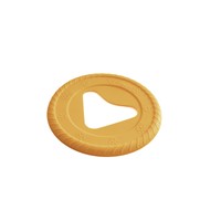 FIBOO ΠΑΙΧΝΙΔΙ ΣΚΥΛΟΥ FRISBOO ΠΟΡΤΟΚΑΛΙ 25cm