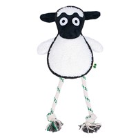 GREEN SHEEP WHITE ROPE TOY L