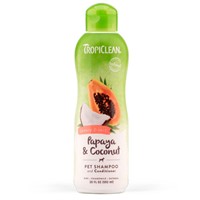 TROPICLEAN PAPAYA-COCONUT SHAMPOO & CONDITIONER 592ML ..