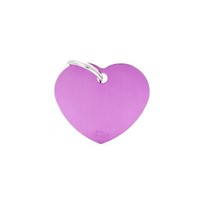 ΤΑΥΤΟΤΗΤΑ BASIC ALUMINIUM HEART PURPLE