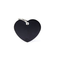 ΤΑΥΤΟΤΗΤΑ BASIC ALUMINIUM HEART BLACK