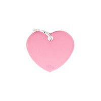 ΤΑΥΤΟΤΗΤΑ BASIC ALUMINIUM BIG HEART PINK ..