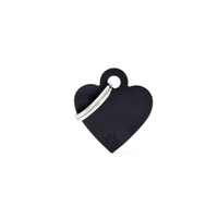 ΤΑΥΤΟΤΗΤΑ BASIC ALUMINIUM SMALL HEART BLACK