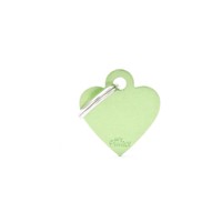 ΤΑΥΤΟΤΗΤΑ BASIC ALUMINIUM SMALL HEART GREEN ..