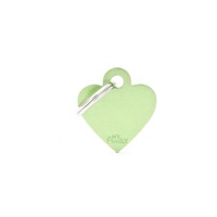 ΤΑΥΤΟΤΗΤΑ BASIC ALUMINIUM SMALL HEART GREEN ..