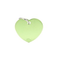 ΤΑΥΤΟΤΗΤΑ BASIC ALUMINIUM BIG HEART GREEN ..