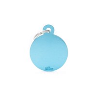 ΤΑΥΤΟΤΗΤΑ BASIC ALUMINIUM BIG CIRCLE LIGHT BLUE ..