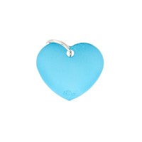 ΤΑΥΤΟΤΗΤΑ BASIC ALUMINIUM BIG HEART LIGHT BLUE ..