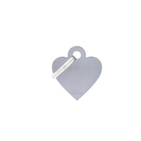 ΤΑΥΤΟΤΗΤΑ BASIC ALUMINIUM SMALL HEART GREY