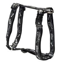 ROGZ ΣΑΜΑΡΑΚΙ FANCY BLACK BONE XL 60-100CM/