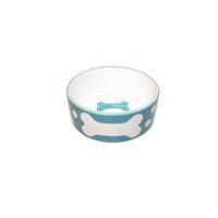 HAPPY PET ΚΕΡΑΜΙΚΟ ΜΠΩΛ POLKA DOT BLUE MD 16CM/800ML 13173 ..