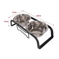 ROSEWOOD BONE SHAPED IRON DOUBLE DINER 800ML