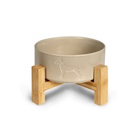 GLEE ΜΠΟΛ ΚΕΡΑΜΙΚΟ ΜΕ ΒΑΣΗ ΓΚΡΙ WOOF S - 450ml