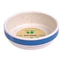 GREEN SHEEP RECYCLED PLASTIC DOG BOWL BLUE MEDIUM