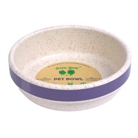 GREEN SHEEP RECYCLED PLASTIC DOG BOWL PURPLE MEDIUM