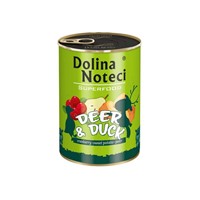 DOLINA ΚΟΝΣΕΡΒΑ ΣΚΥΛΟΥ ADULT SUPER FOOD ΕΛΑΦΙ&ΠΑΠΙΑ 400GR