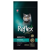 REFLEX PLUS CAT ADULT STERILISED CHICKEN 1,5kg