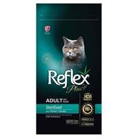 REFLEX PLUS CAT ADULT STERILISED CHICKEN 15kg