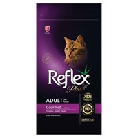 REFLEX PLUS CAT ADULT GOURMET MULTICOLOUR 15kg