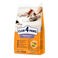 CLUB 4 PAWS CAT ADULT INDOOR 4IN1 ΚΟΤΟΠΟΥΛΟ 2KG