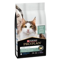 PRO PLAN LIVECLEAR Sterilized Adult 7+ (SENIOR) Γαλοπούλα 1.4KG