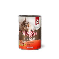 MIGLIOR STERILIZED CAT PATE ΜΟΣΧΑΡΙ 400GR