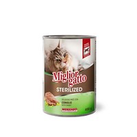 MIGLIOR STERILIZED CAT PATE ΚΟΥΝΕΛΙ 400GR/