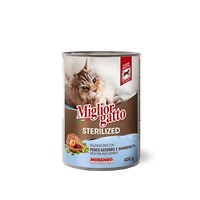 MIGLIOR STERILIZED CAT PATE ΨΑΡΙ & ΓΑΡΙΔΕΣ 400GR/