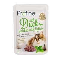 PROFINE ΚΟΝΣ.ΓΑΤΑΣ FILLET JELLY DUCK 85GR