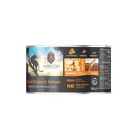 AMBROSIA CAT CHICKEN & SALMON WITH PAPAYAS 195gr