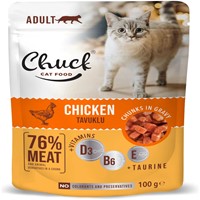 CHUCK POUCHES ADULT CHICKEN 100GR