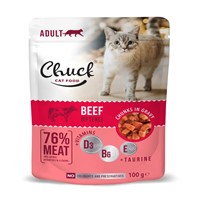 CHUCK POUCHES ADULT BEEF 100GR