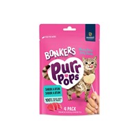 BONKERS PURRPOPS CAT TREATS FREEZE DRIED TUNA 20gr
