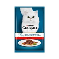 GOURMET PERLE ΦΙΛΕΤΑΚΙΑ ΒΟΔΙΝΟ ΜΕ ΣΑΛΤΣΑ 26Χ85GR